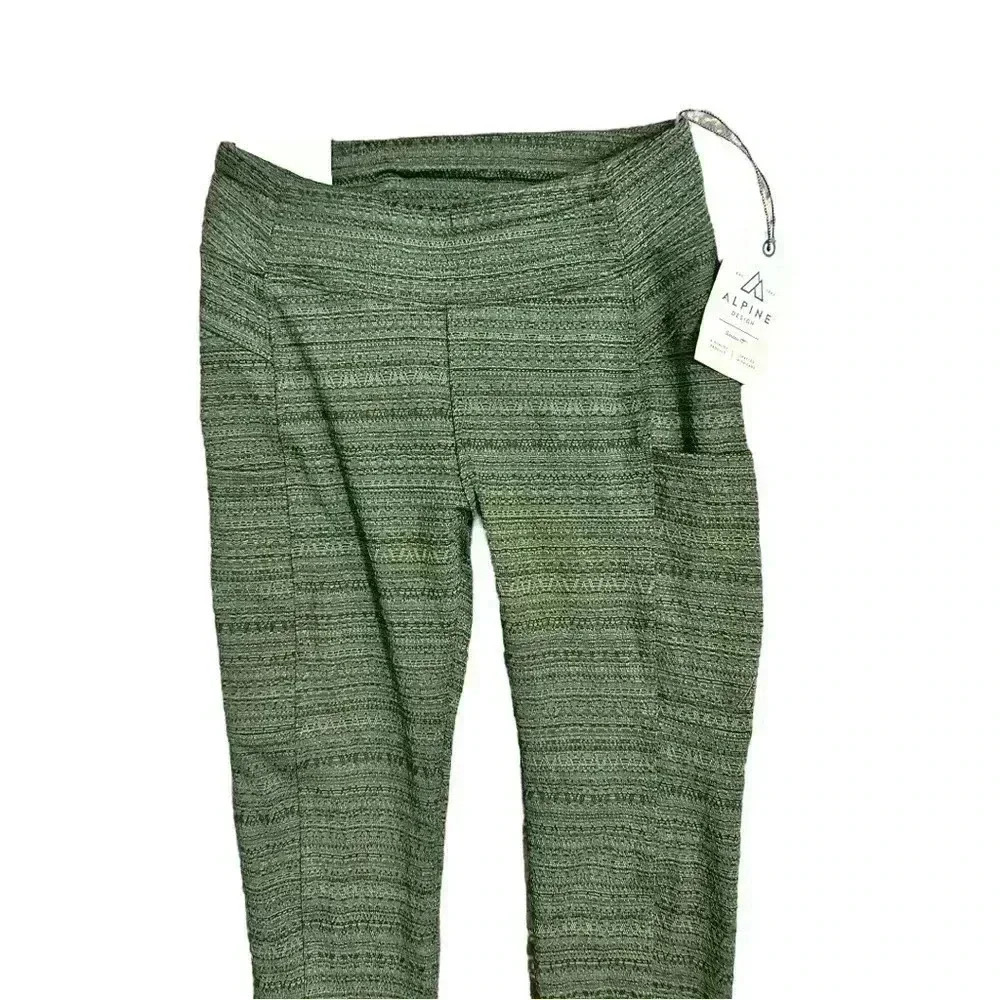 NWT Alpine Design Aurora Glow Tight Mossy Green XS - Picture 2 of 6